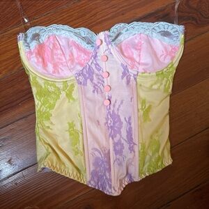 Fashion Nova Pastel Fairy Corset Bustier Top BNWT